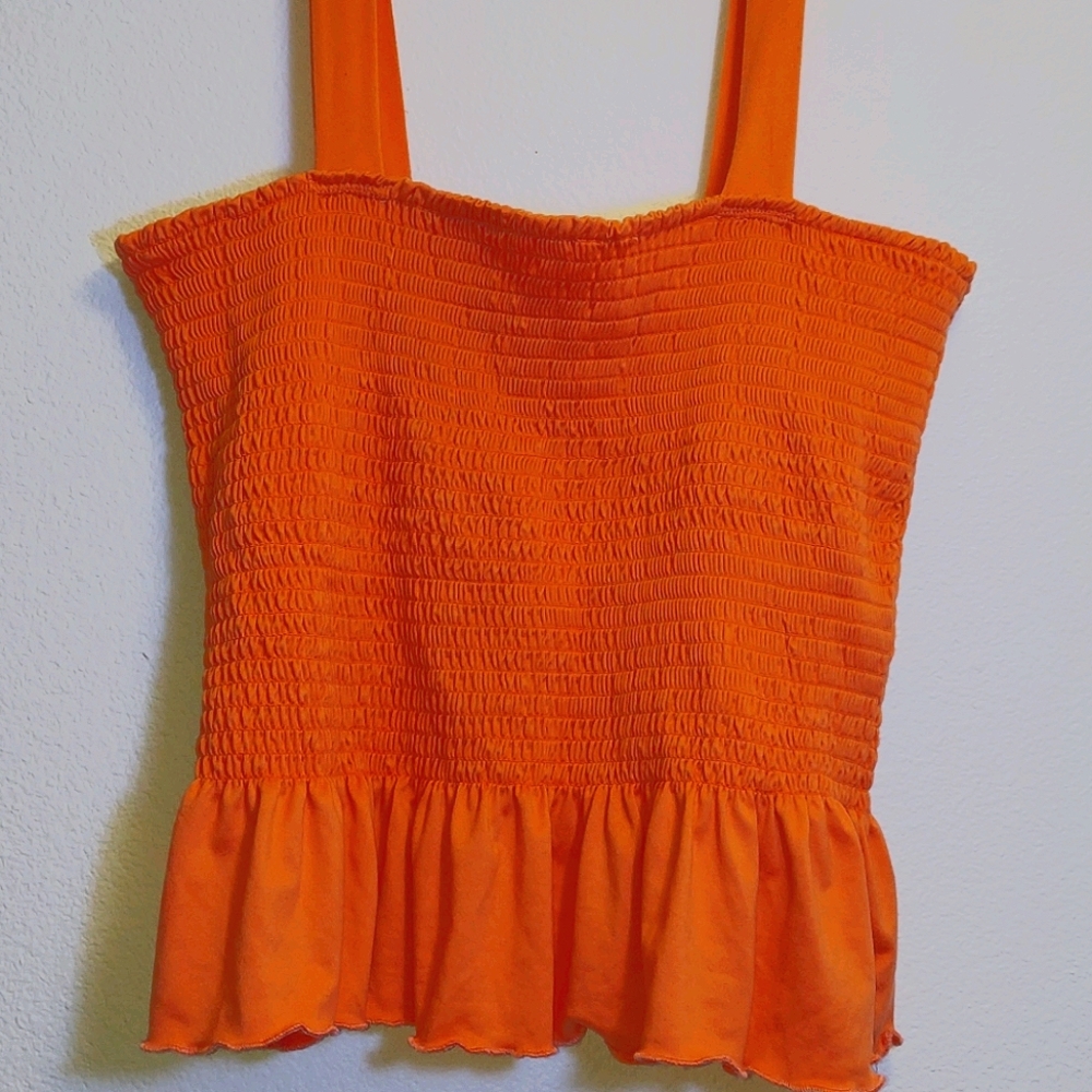 Comfortable | Tank Top | Bright Orange 🍊|